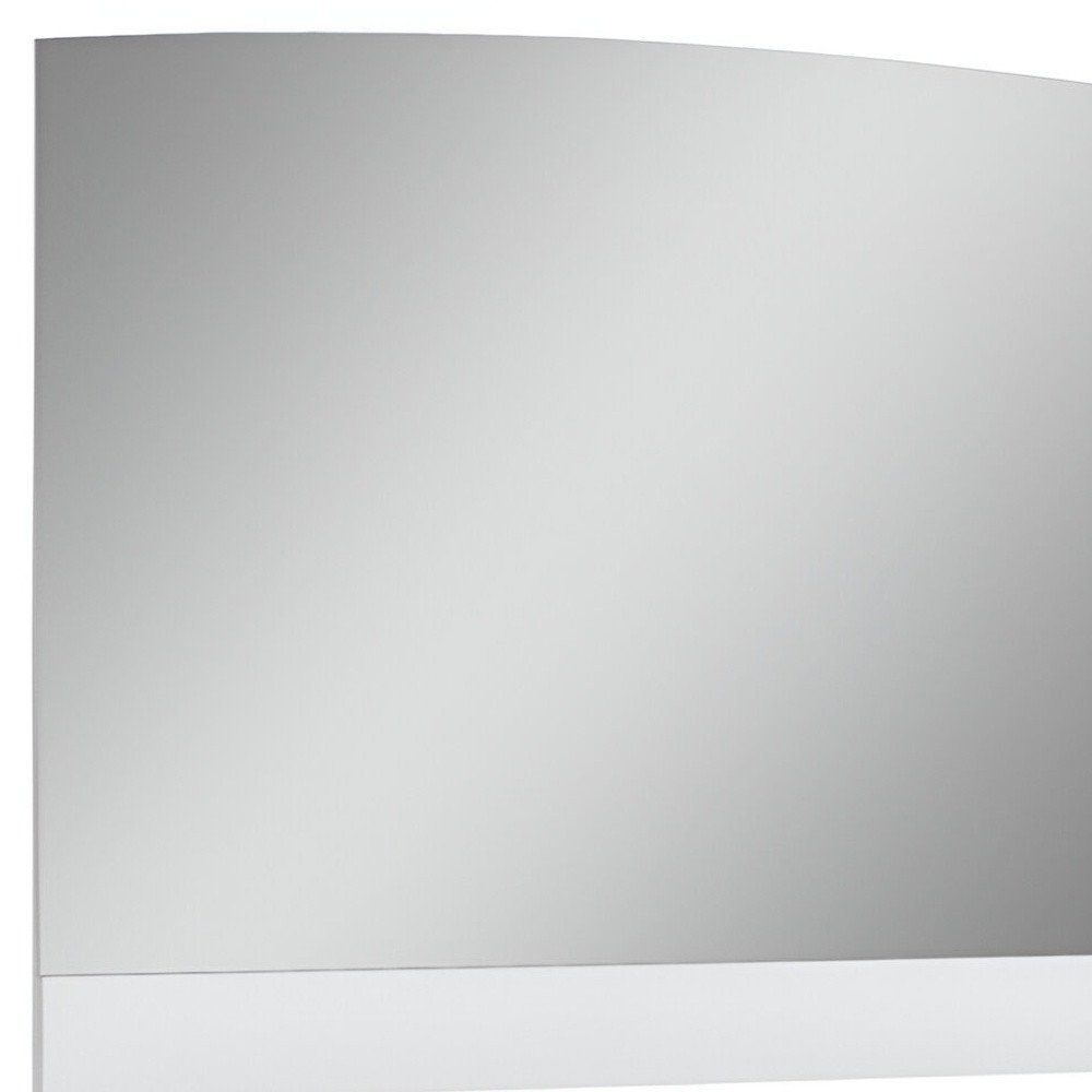 45" White Wood Framed Mounted Dresser Mirror HomeRoots