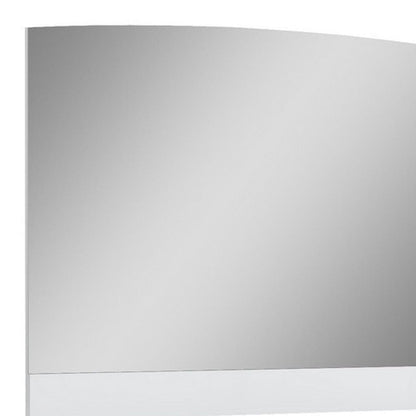 White Rectangle Dresser Mirror - FurniFindUSA