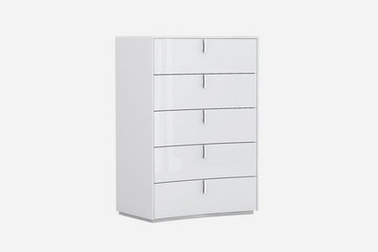 62" White Wood Six Drawer HomeRoots