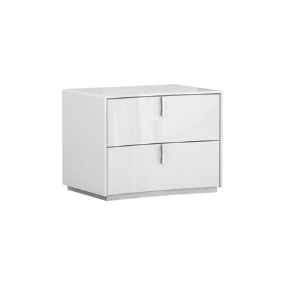 Four Piece White Solid and Manufactured Wood Bedroom Set With Mirror HomeRoots