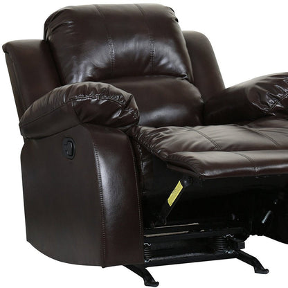 36" X 38" X 40" Brown  Chair HomeRoots