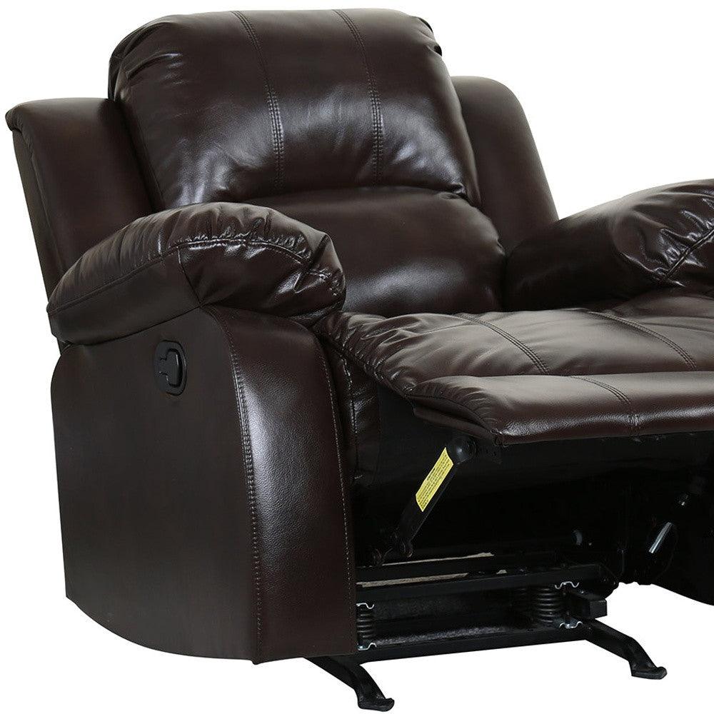 36" X 38" X 40" Brown Chair - FurniFindUSA