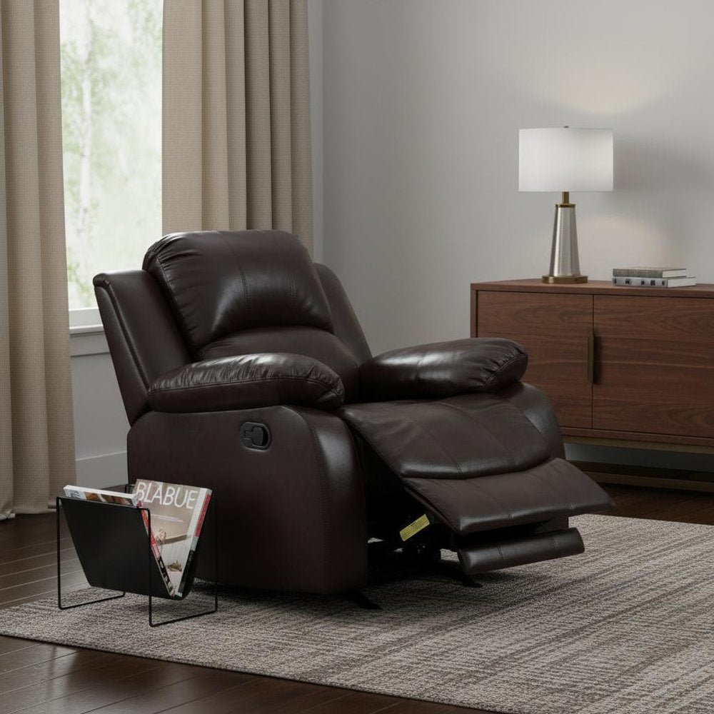 36" X 38" X 40" Brown  Chair HomeRoots