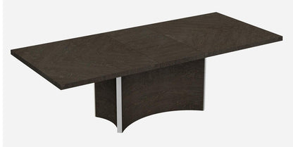 99" Gray Brown Solid Wood Dining Table HomeRoots