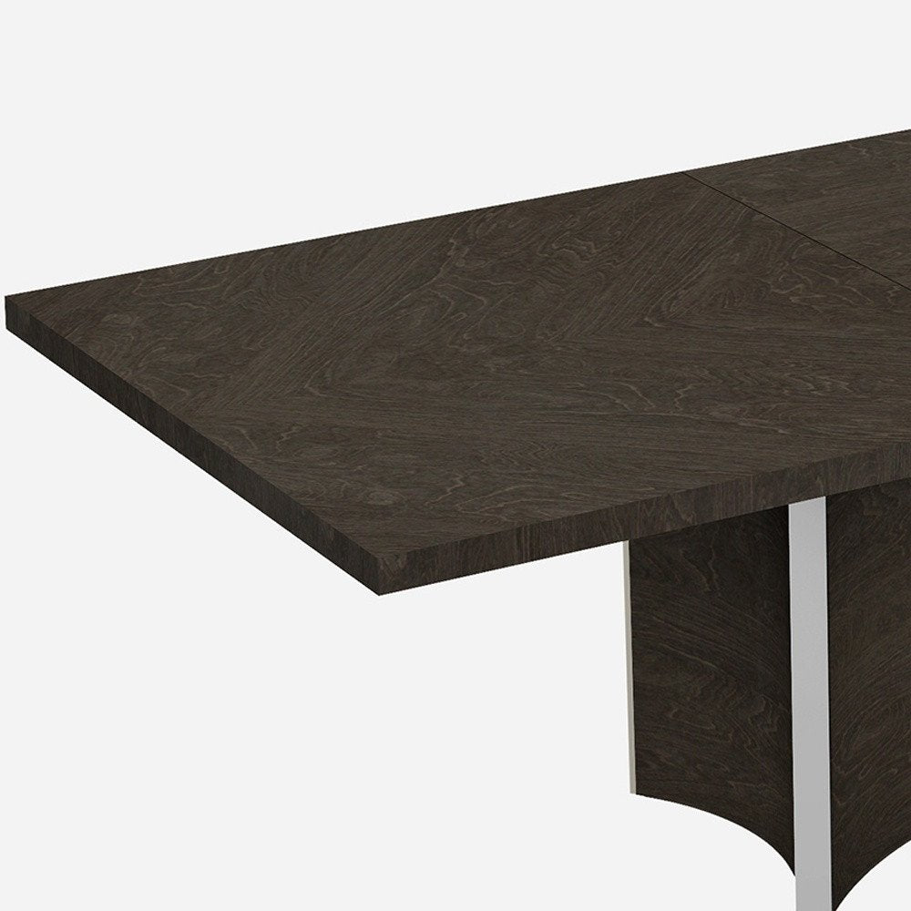 99" Gray Brown Solid Wood Dining Table HomeRoots