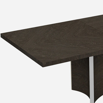 99" Gray Brown Solid Wood Dining Table HomeRoots