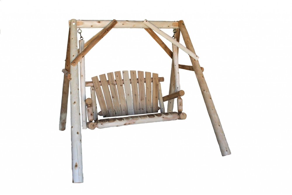 70" Natural Swing Chair HomeRoots