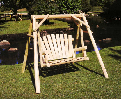 70" Natural Swing Chair HomeRoots