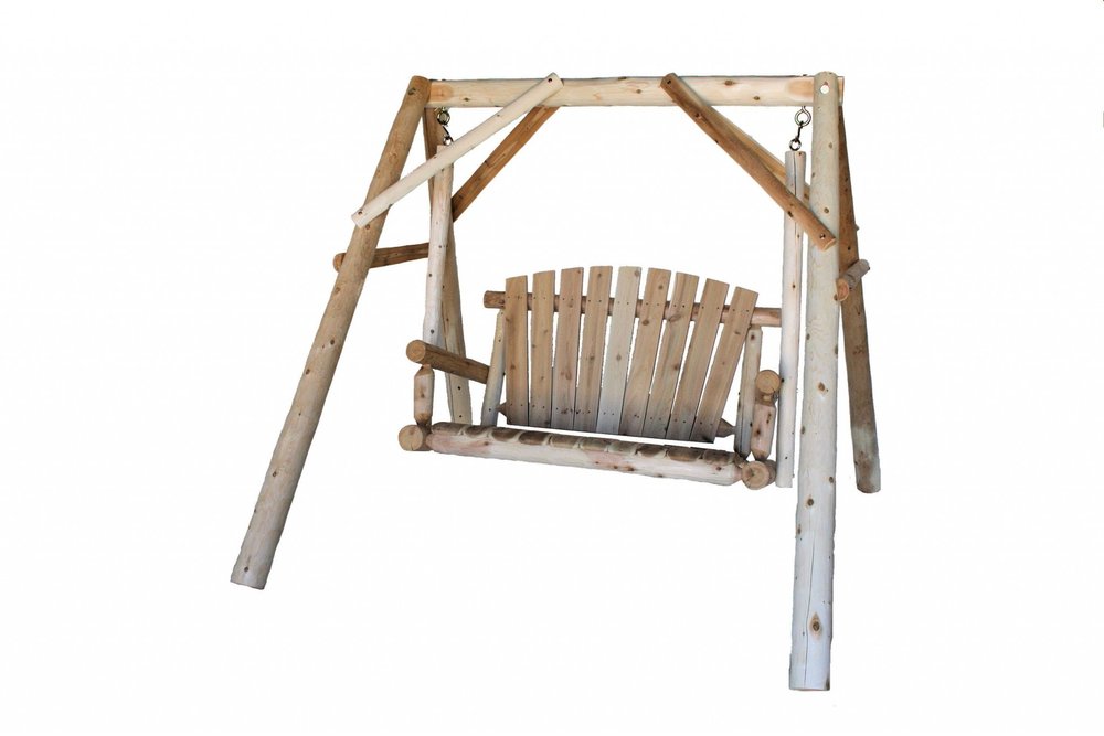 70" Natural Swing Chair HomeRoots