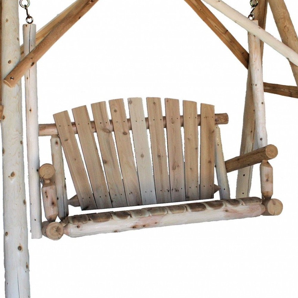 70" Natural Swing Chair HomeRoots