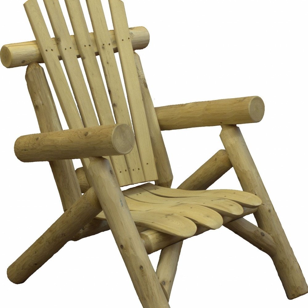 28" X 30" X 39"  Natural Wood Lounge Chair HomeRoots