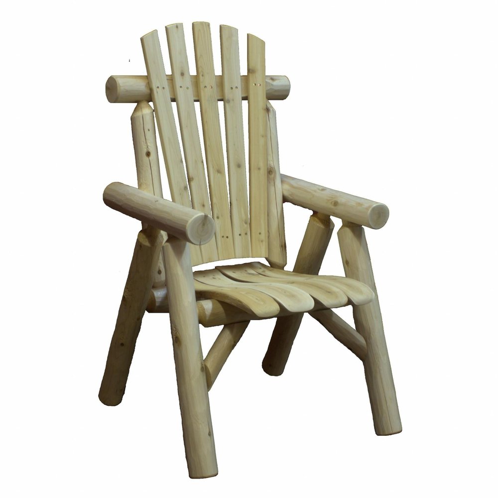 28" X 26" X 42" Natural Wood Dining Chair HomeRoots