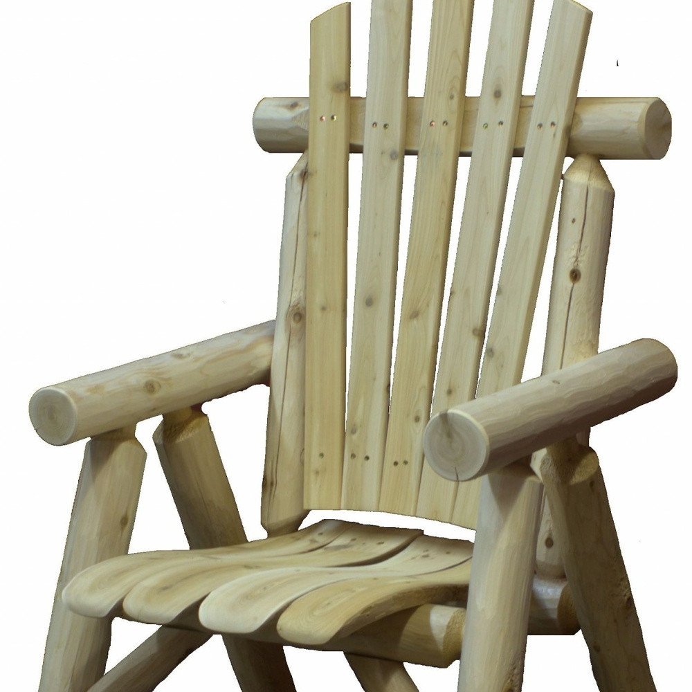 28" X 26" X 42" Natural Wood Dining Chair HomeRoots