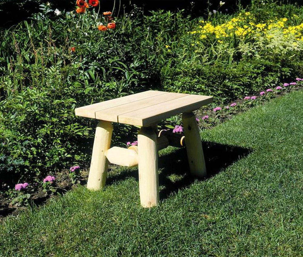 Rustic And Natural Wood End Or Side Table HomeRoots