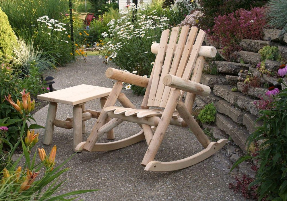 Rustic And Natural Wood End Or Side Table HomeRoots