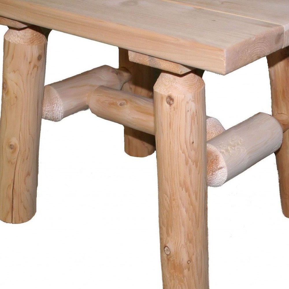 Rustic And Natural Wood End Or Side Table HomeRoots