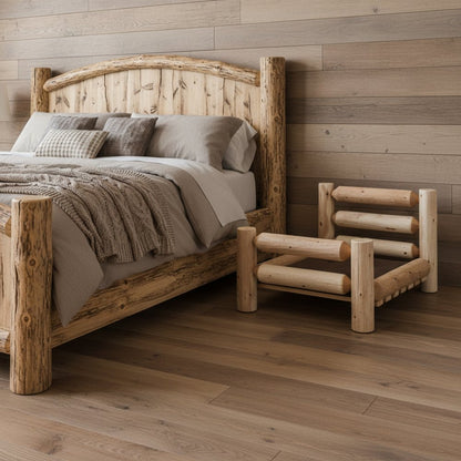 20" X 40" Natural Solid Wood Pet Bed Frame HomeRoots