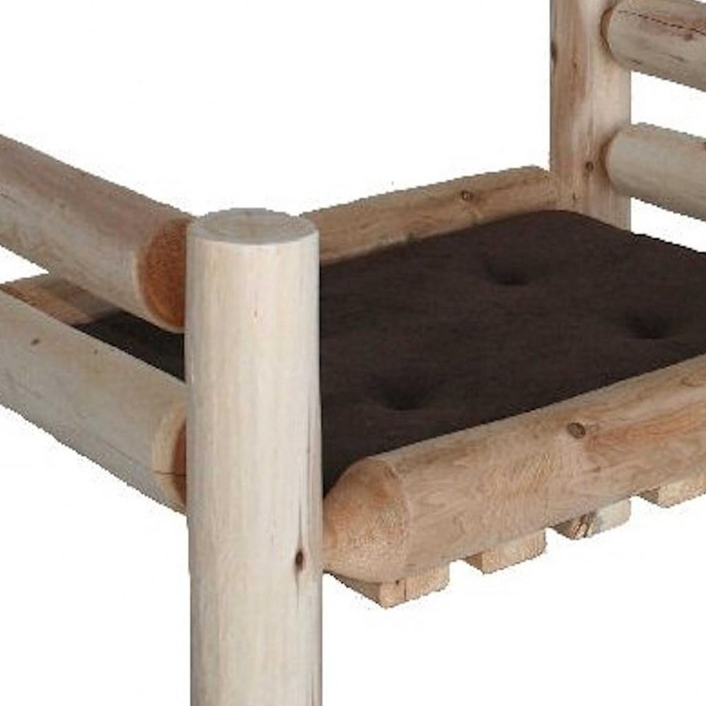 20" X 40" Natural Solid Wood Pet Bed Frame HomeRoots