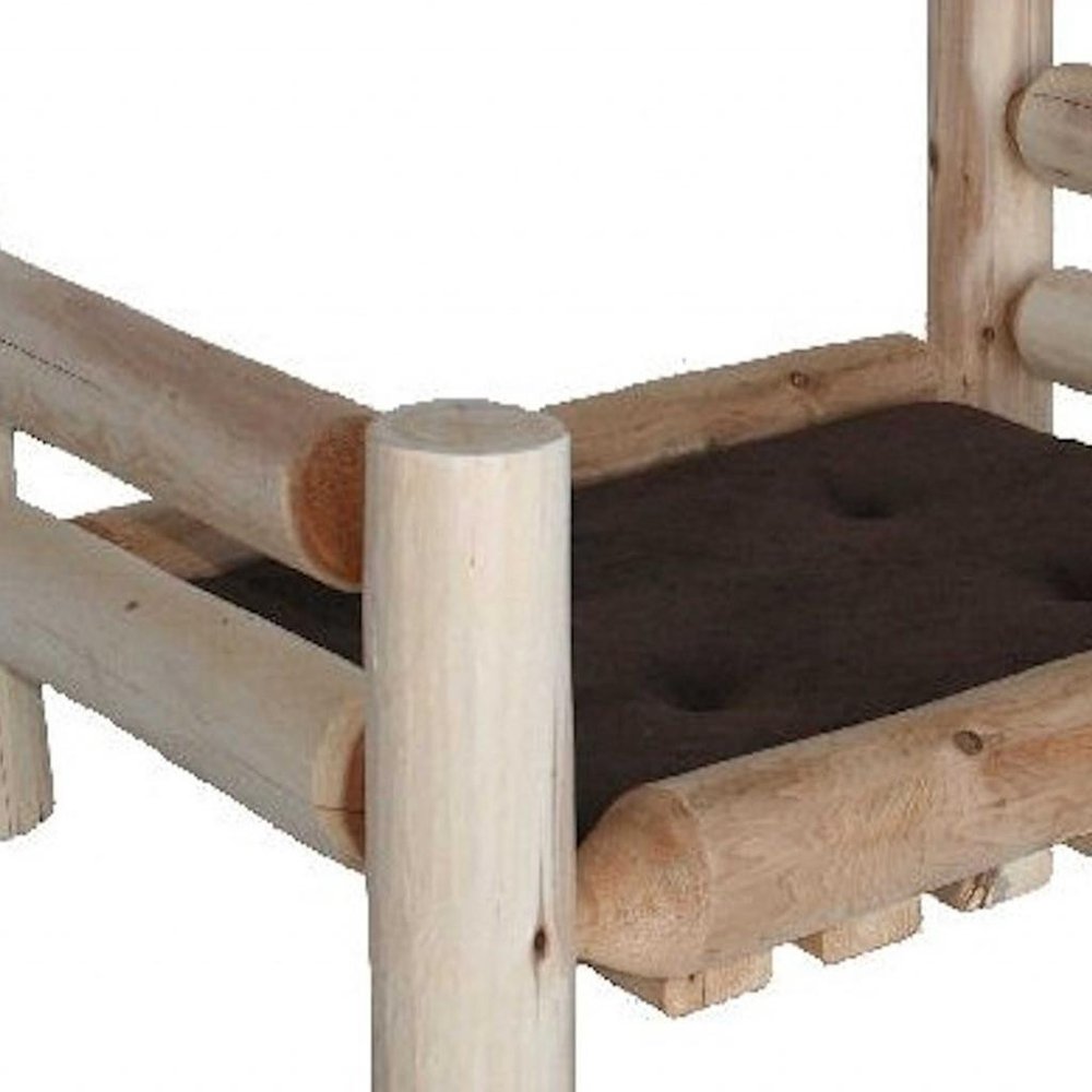 20" X 48" Natural Solid Wood Pet Bed Frame HomeRoots