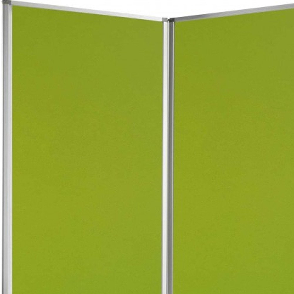 71" Green Iron Folding Nine Panel Screen Room Divider HomeRoots