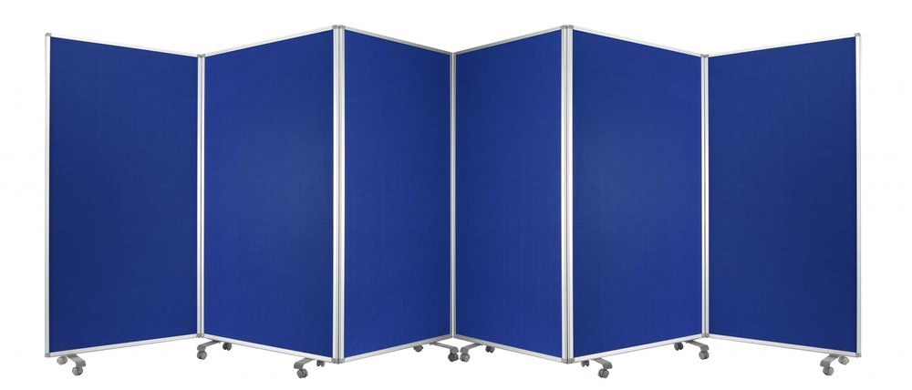 71" Green Iron Folding Six Panel Screen Room Divider HomeRoots