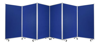 71" Green Iron Folding Six Panel Screen Room Divider HomeRoots