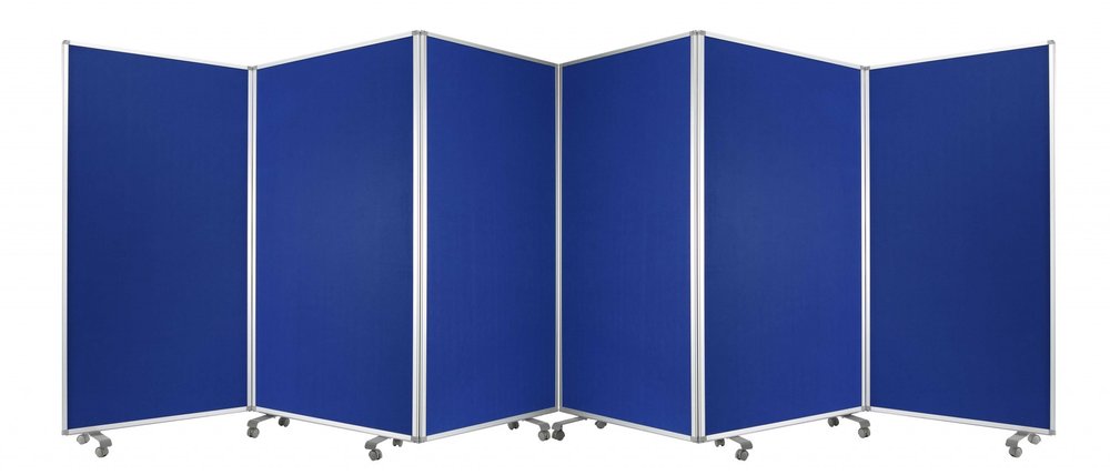 71" Green Iron Folding Six Panel Screen Room Divider HomeRoots