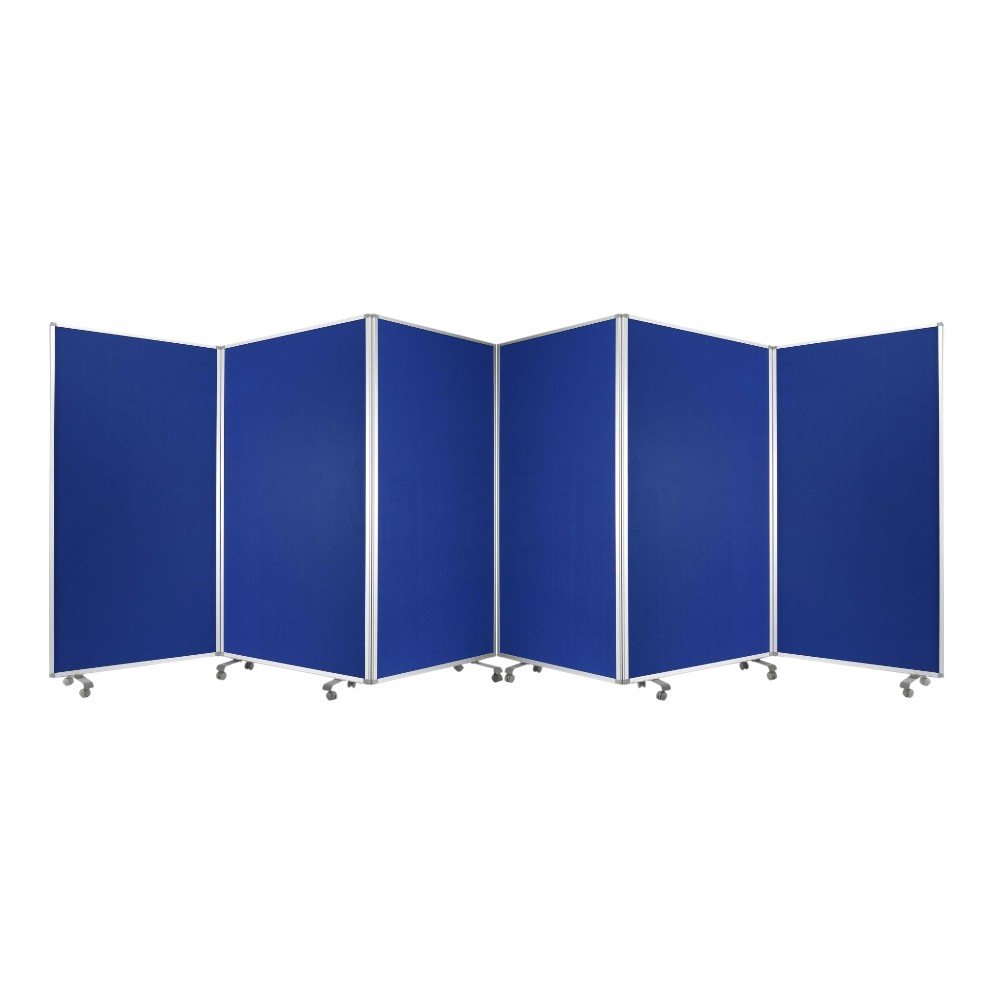 71" Green Iron Folding Six Panel Screen Room Divider HomeRoots