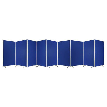 71" Green Iron Folding Nine Panel Screen Room Divider HomeRoots
