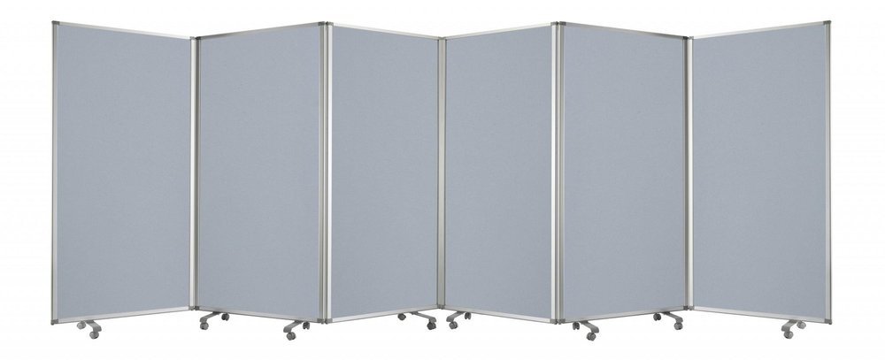 71" Green Iron Folding Six Panel Screen Room Divider HomeRoots