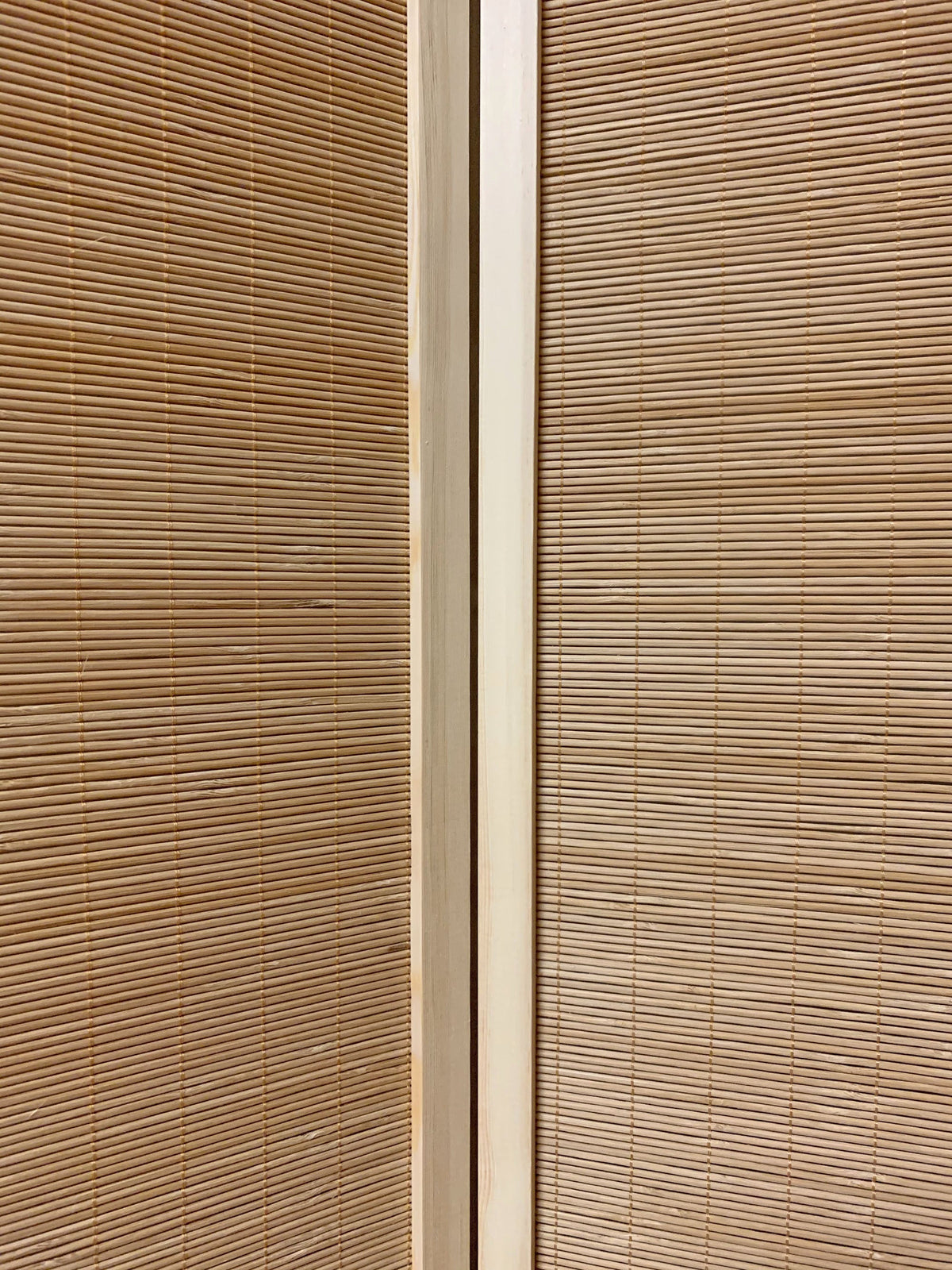 71" Brown Folding Three Panel Screen Room Divider — view 3