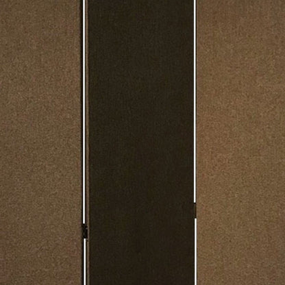 71" Brown Folding Three Panel Screen Room Divider HomeRoots