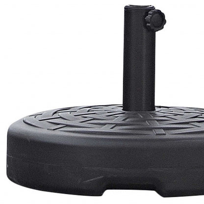 Black Plastic Umbrella Base HomeRoots