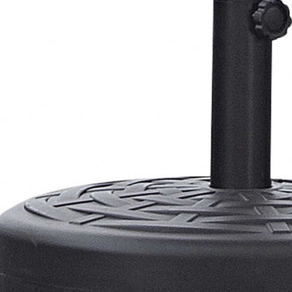 Black Plastic Umbrella Base HomeRoots