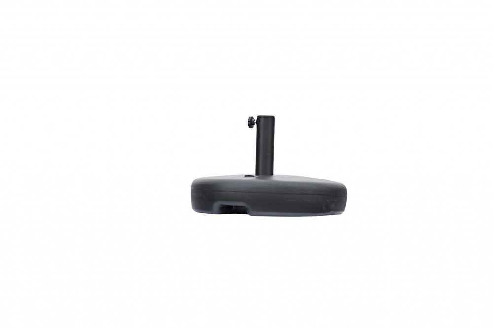 Black Heavy Duty Plastic Umbrella Base HomeRoots