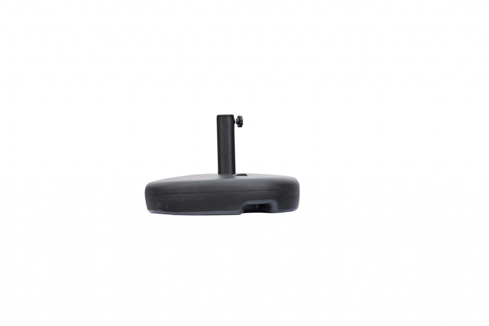 Black Heavy Duty Plastic Umbrella Base HomeRoots