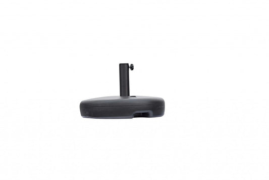 Black Heavy Duty Plastic Umbrella Base HomeRoots