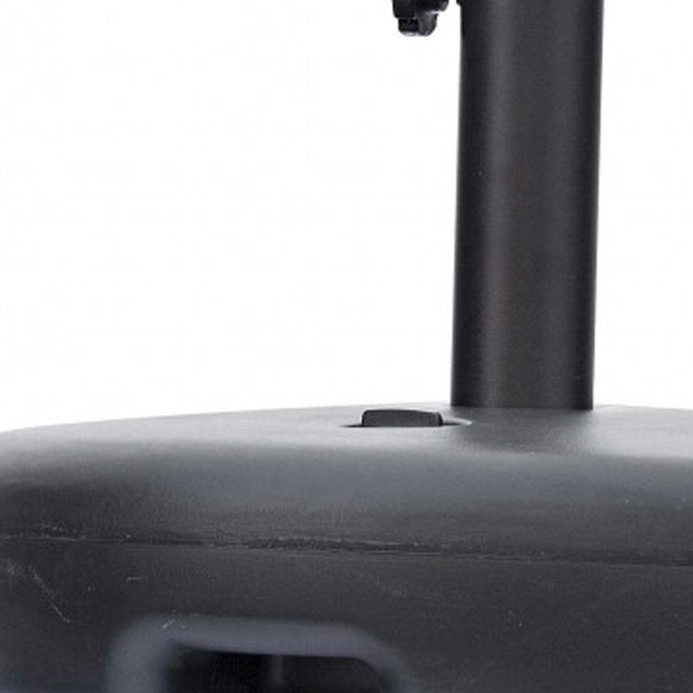 Black Heavy Duty Plastic Umbrella Base HomeRoots