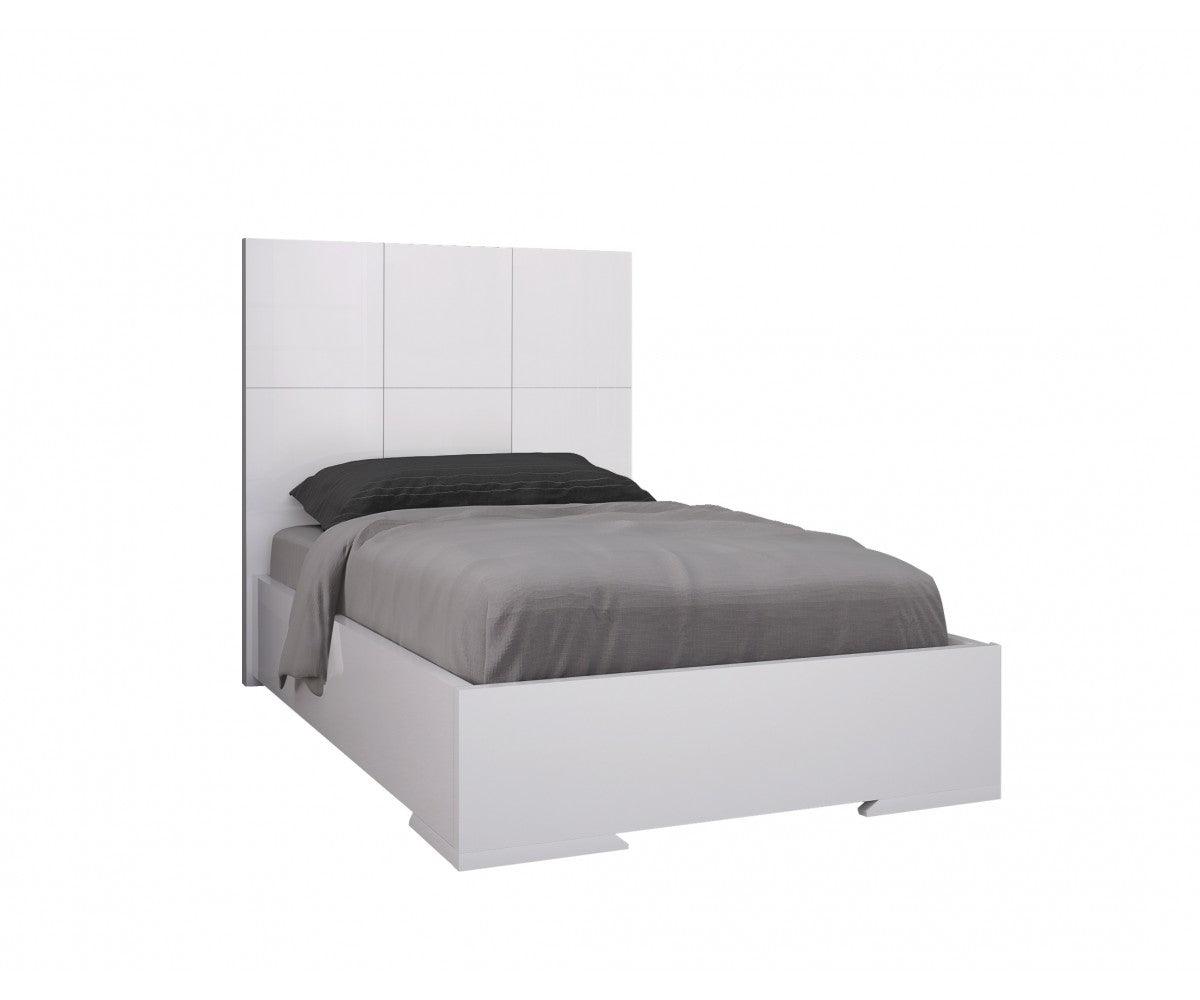 Twin White Bed - FurniFindUSA