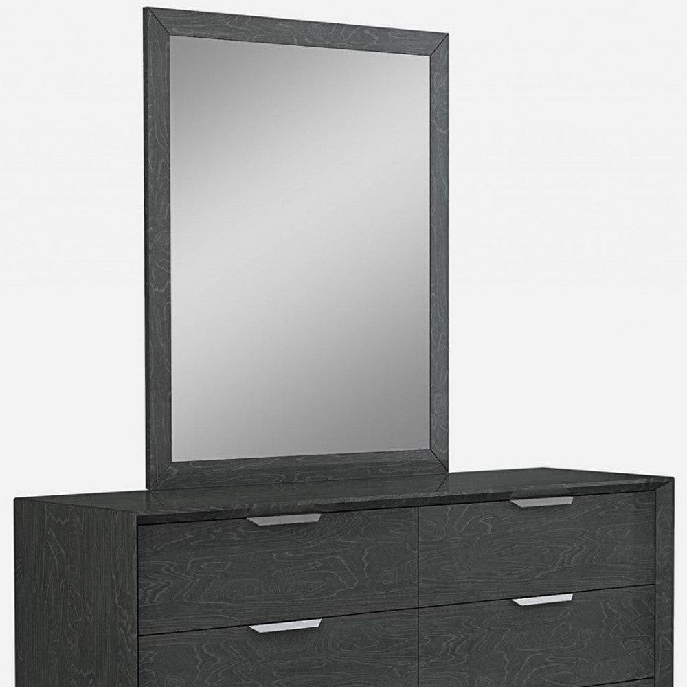 63" Grey Solid Wood Six Drawer Double Dresser - FurniFindUSA