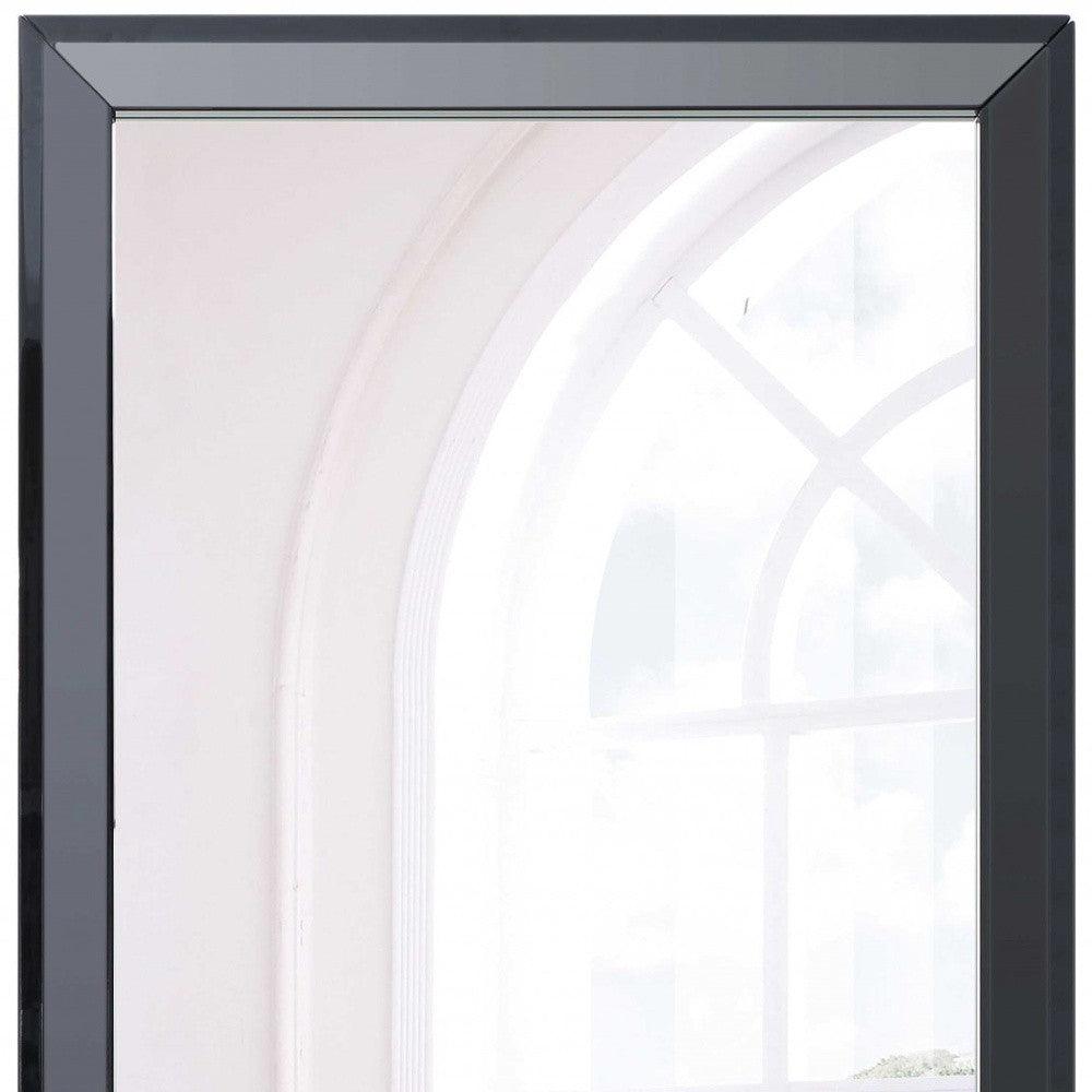 Black Rectangle Accent Mirror - FurniFindUSA