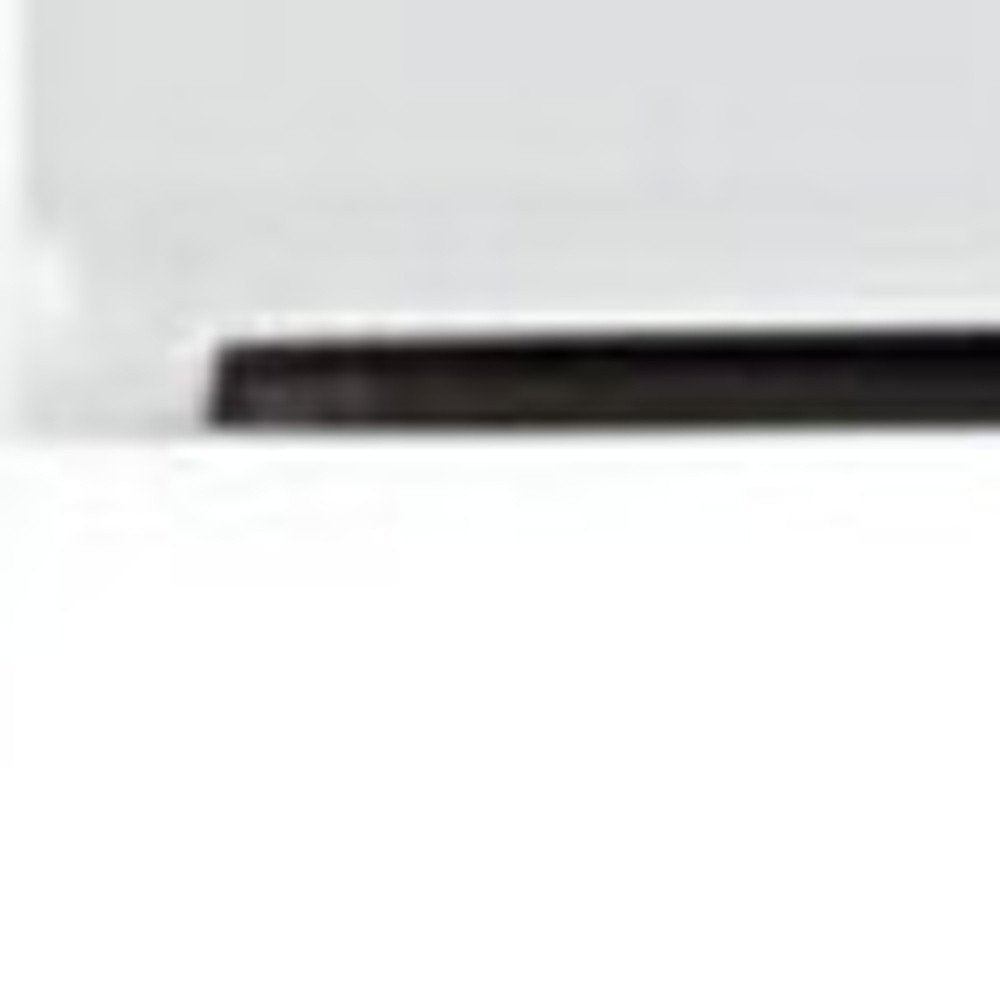 20" White Wood Two Drawer Nightstand — view 6