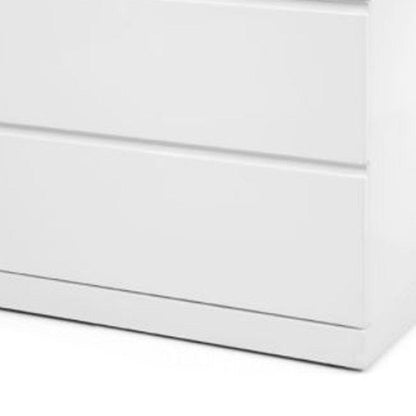 20" White Two Drawers Nightstand - FurniFindUSA