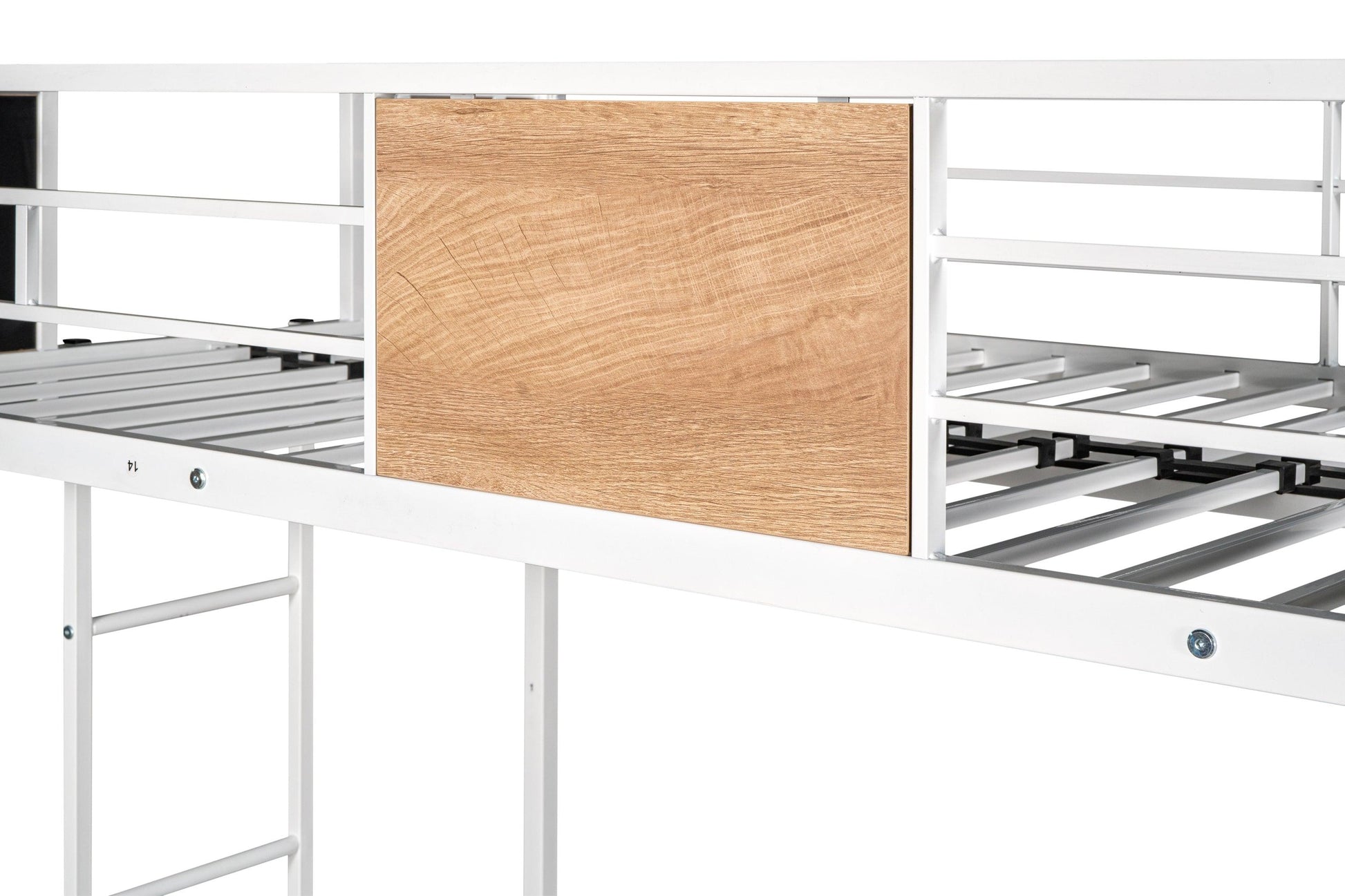 Metal Twin over Full Bunk Bed with Trundle - FurniFindUSA