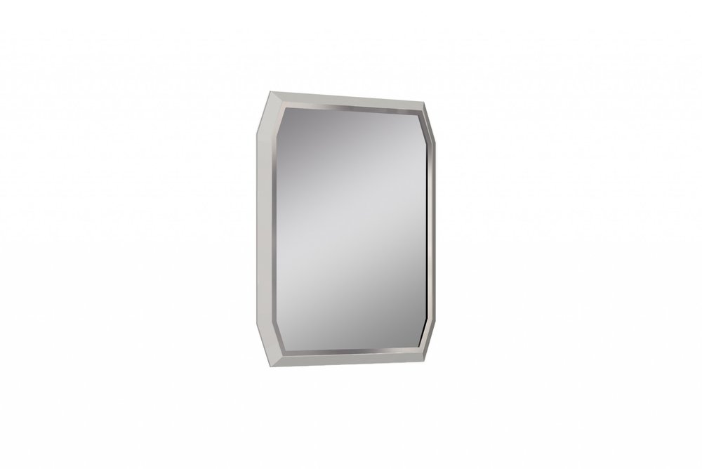 49" Taupe Abstract Glass Framed Accent Mirror HomeRoots