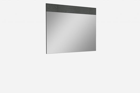 48" Gray Accent Framed Mirror - FurniFindUSA