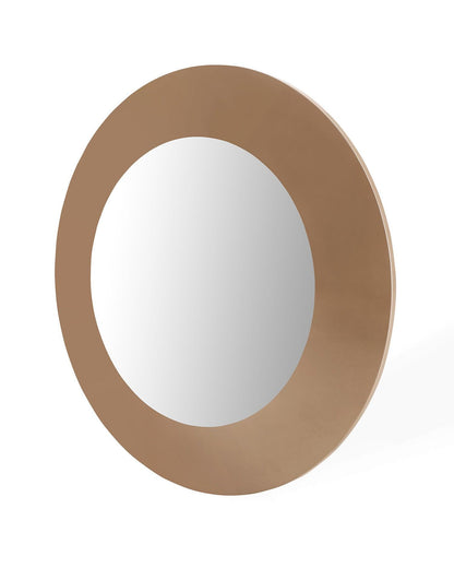 Gold Round Accent Mirror - FurniFindUSA