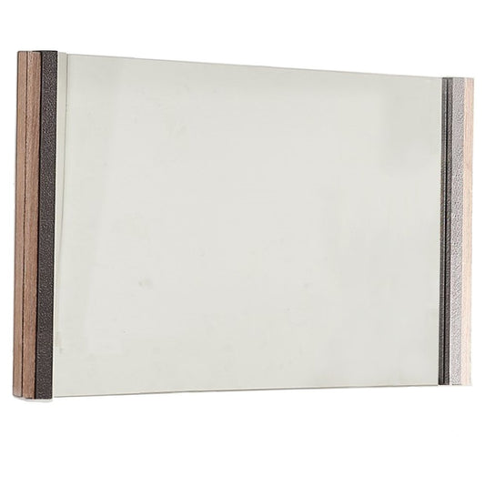35" Natural Wood Framed Accent Mirror HomeRoots
