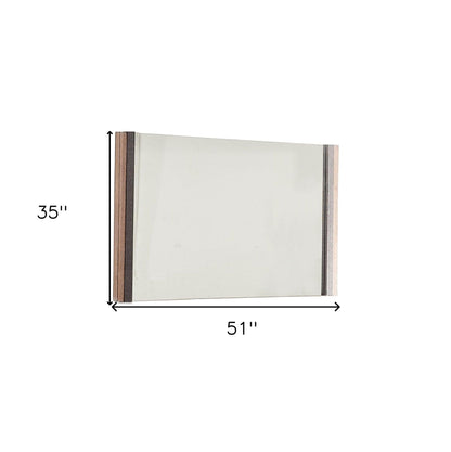 Natural Rectangle Accent Mirror - FurniFindUSA