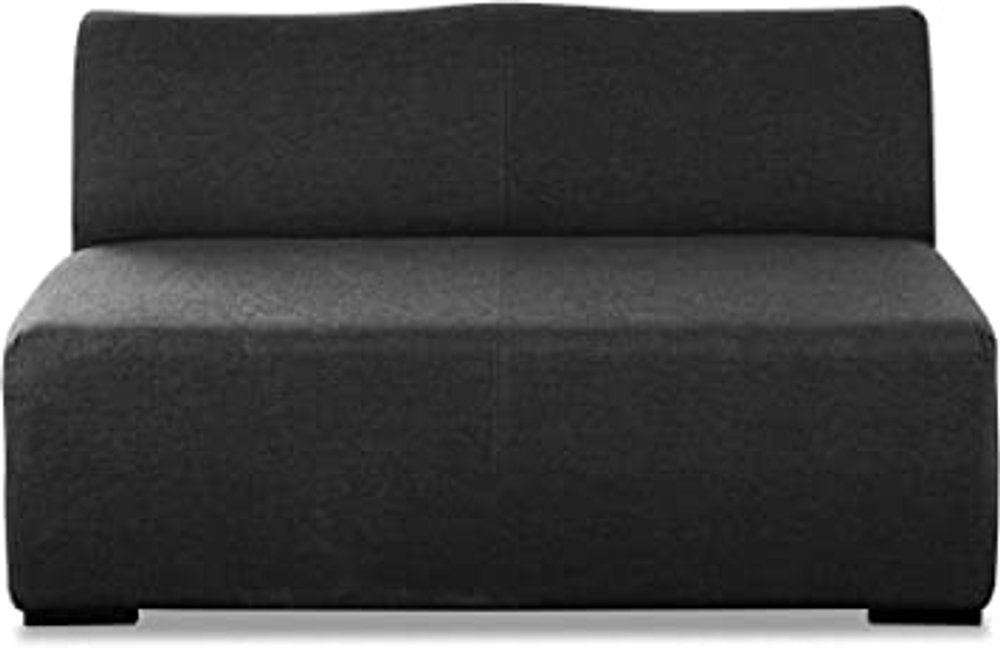 51" Charcoal Loveseat HomeRoots